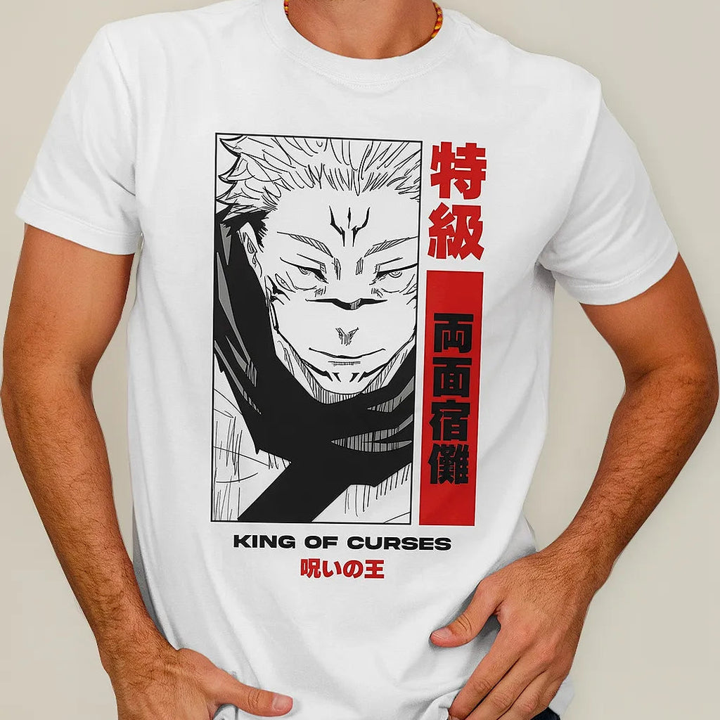 Camisa Ryomen Sukuna - Jujutsu Kaisen