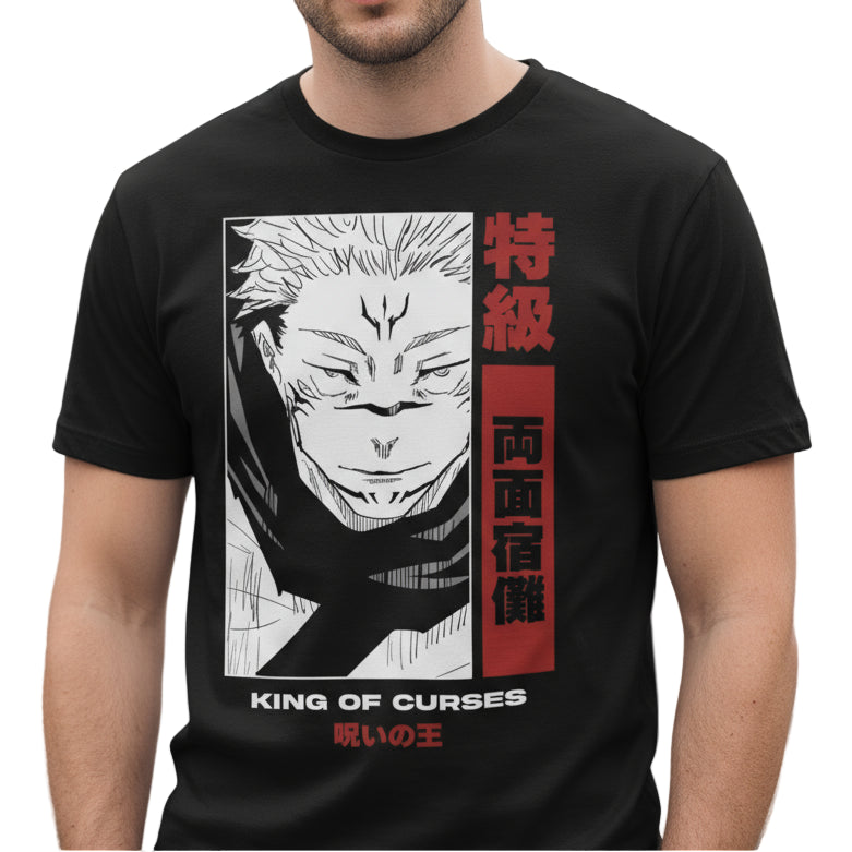 Camisa Ryomen Sukuna - Jujutsu Kaisen