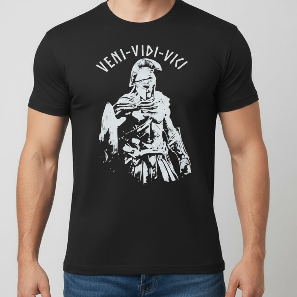 Camisa Spartan Veni-Vidi-Viki